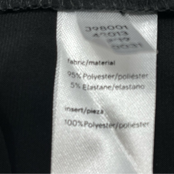 Venus Black Sheath‎ Dress with Large Pink Orchids Sheer Fabric Sleeveless Medium - Picture 11 of 12